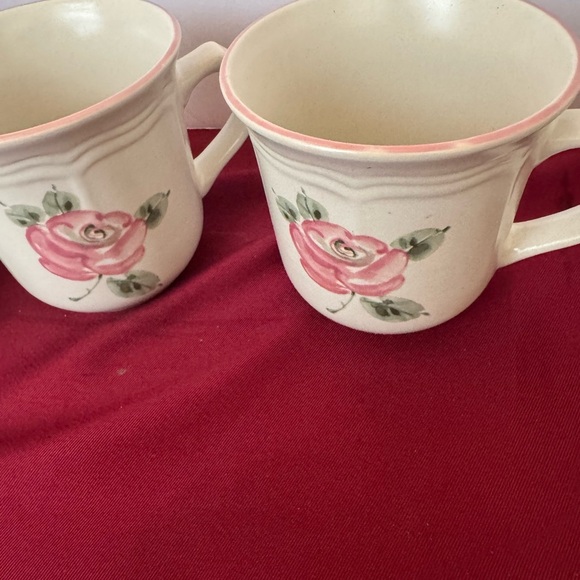 RARE Gibson Country Rose Large Mug 14 Ounces Set of 4 Dishwasher+Microwave Safe - Picture 7 of 9